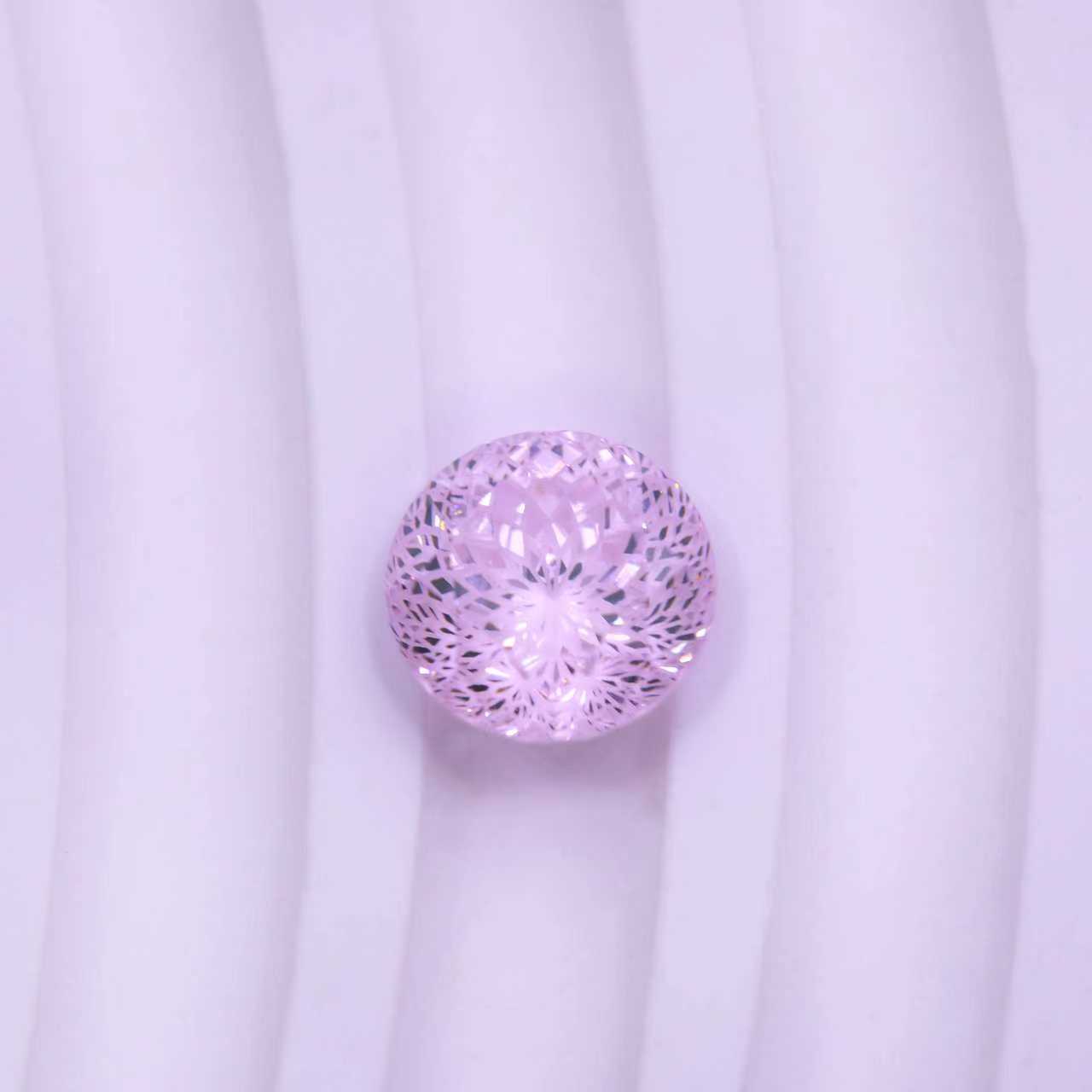 Firework Cut Pink CZ Loose Stone