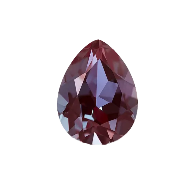 Exquisite 5x7mm Pear-Cut Alexandrite: The Enchanting Color-Change Gemstone