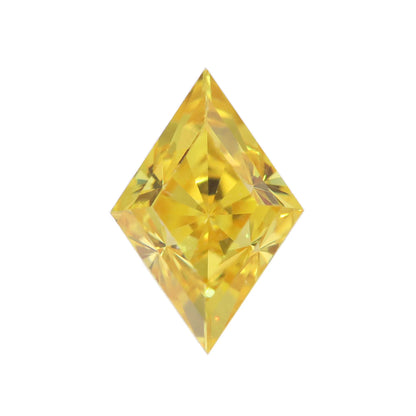 9*6mm Golden Yellow Zircon Loose Gemstone – Lucky Rhombus Cut | Medium Gold Color for Custom Jewelry Making