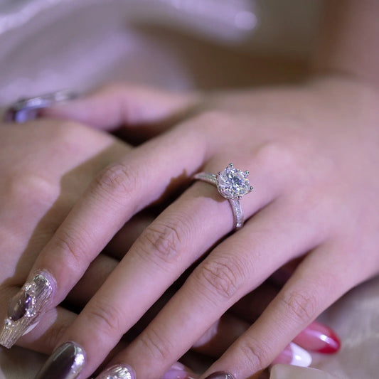 5ct_Round_Cut_Moissanite_Solitaire_Engagement_Ring_925_Sterling_Silver_for_Women