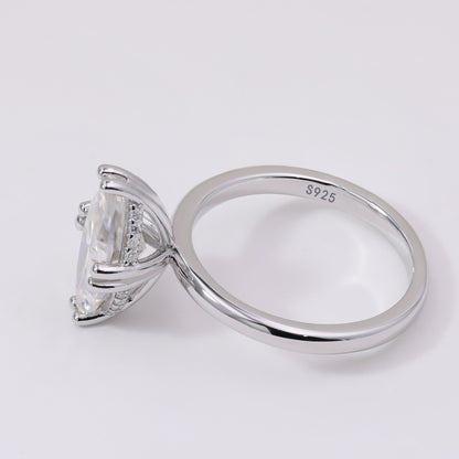 3ct Marquise Cut Moissanite Bridal Set – 925 Sterling Silver for Women