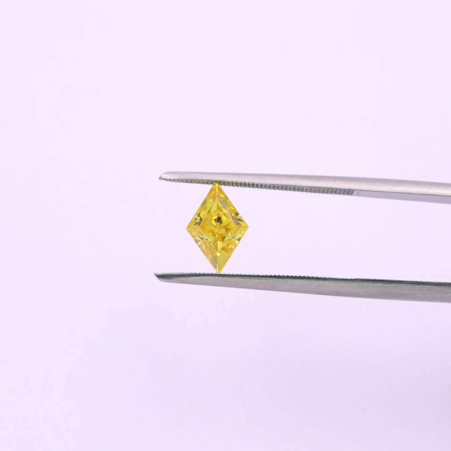 9*6mm Golden Yellow Zircon Loose Gemstone – Lucky Rhombus Cut | Medium Gold Color for Custom Jewelry Making